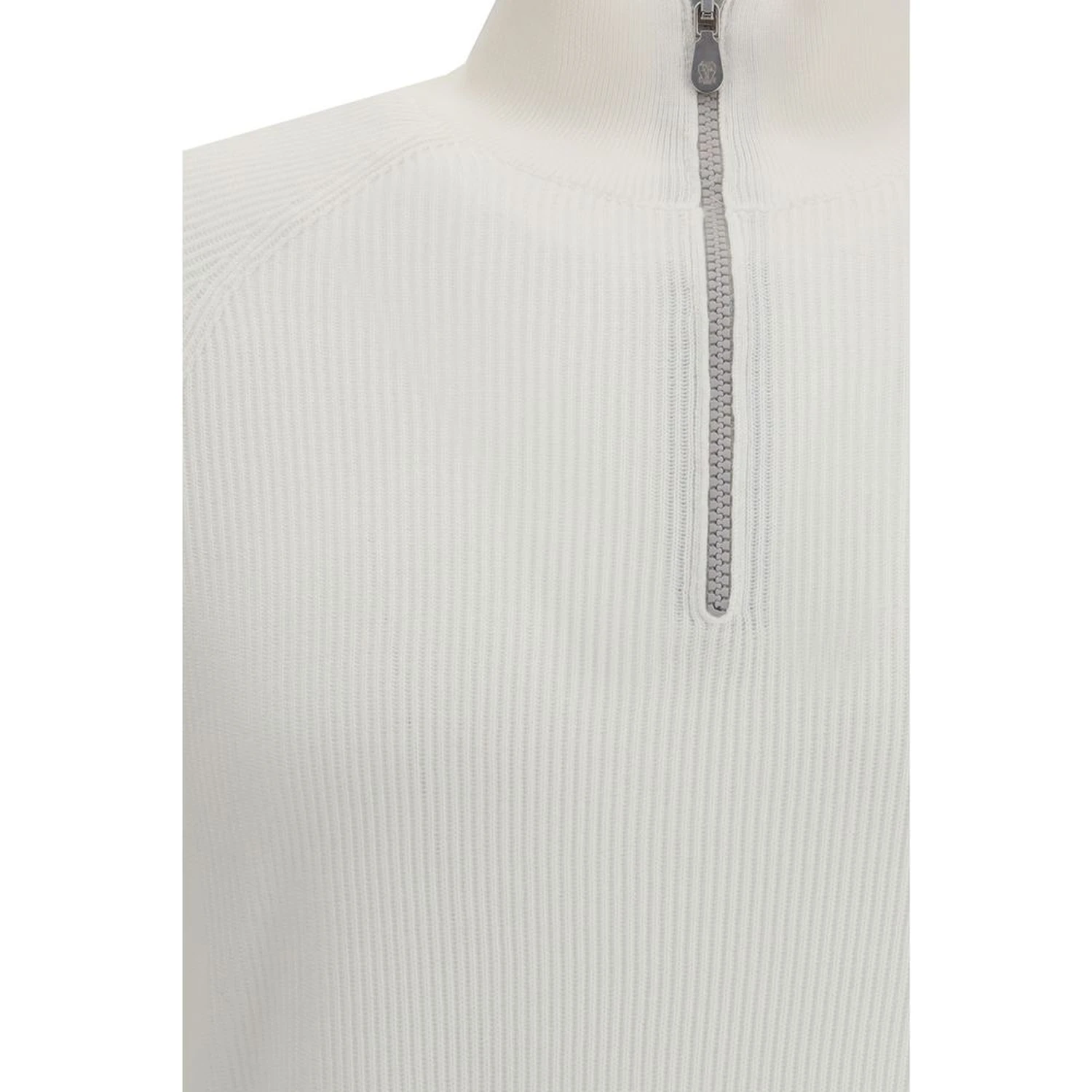 White Cotton Sweatshirt