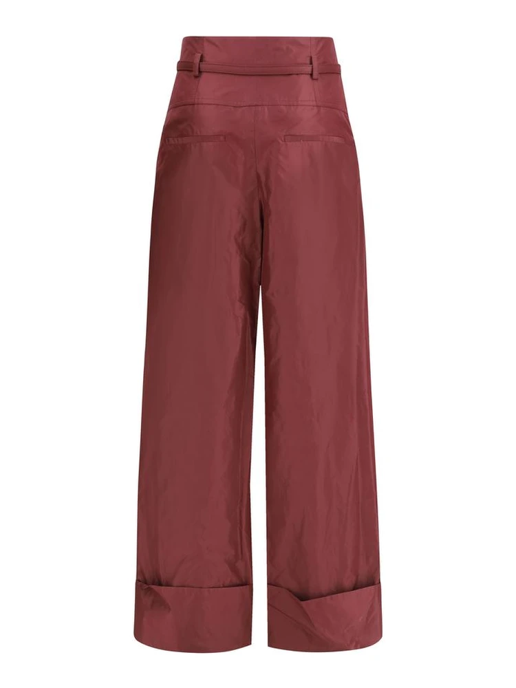 Bordeaux Silk Dress Pants alternative