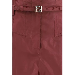 Bordeaux Silk Dress Pants
