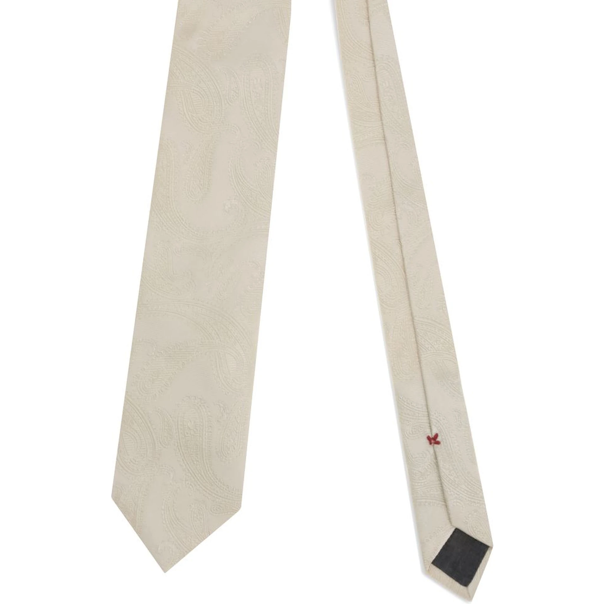 White Silk Tie