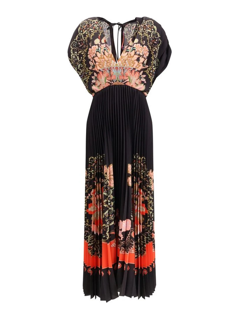 Multicolor Polyester Casual Dress