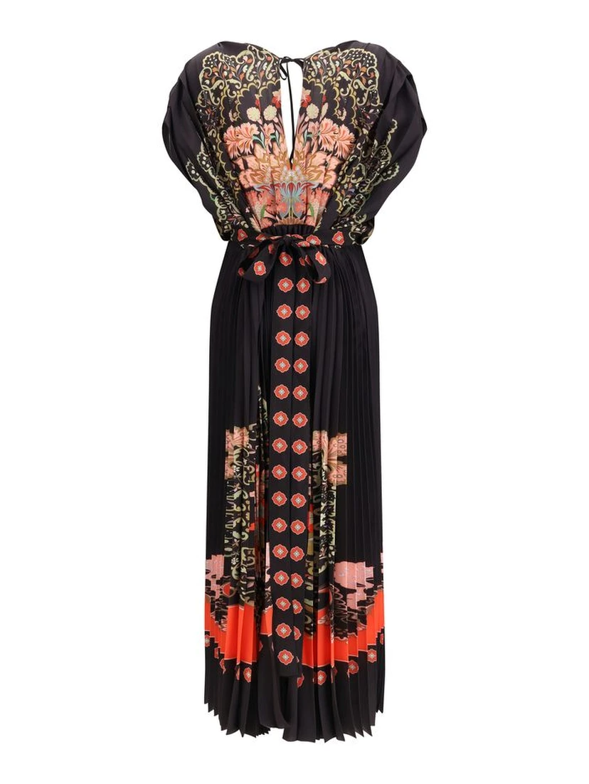 Multicolor Polyester Casual Dress