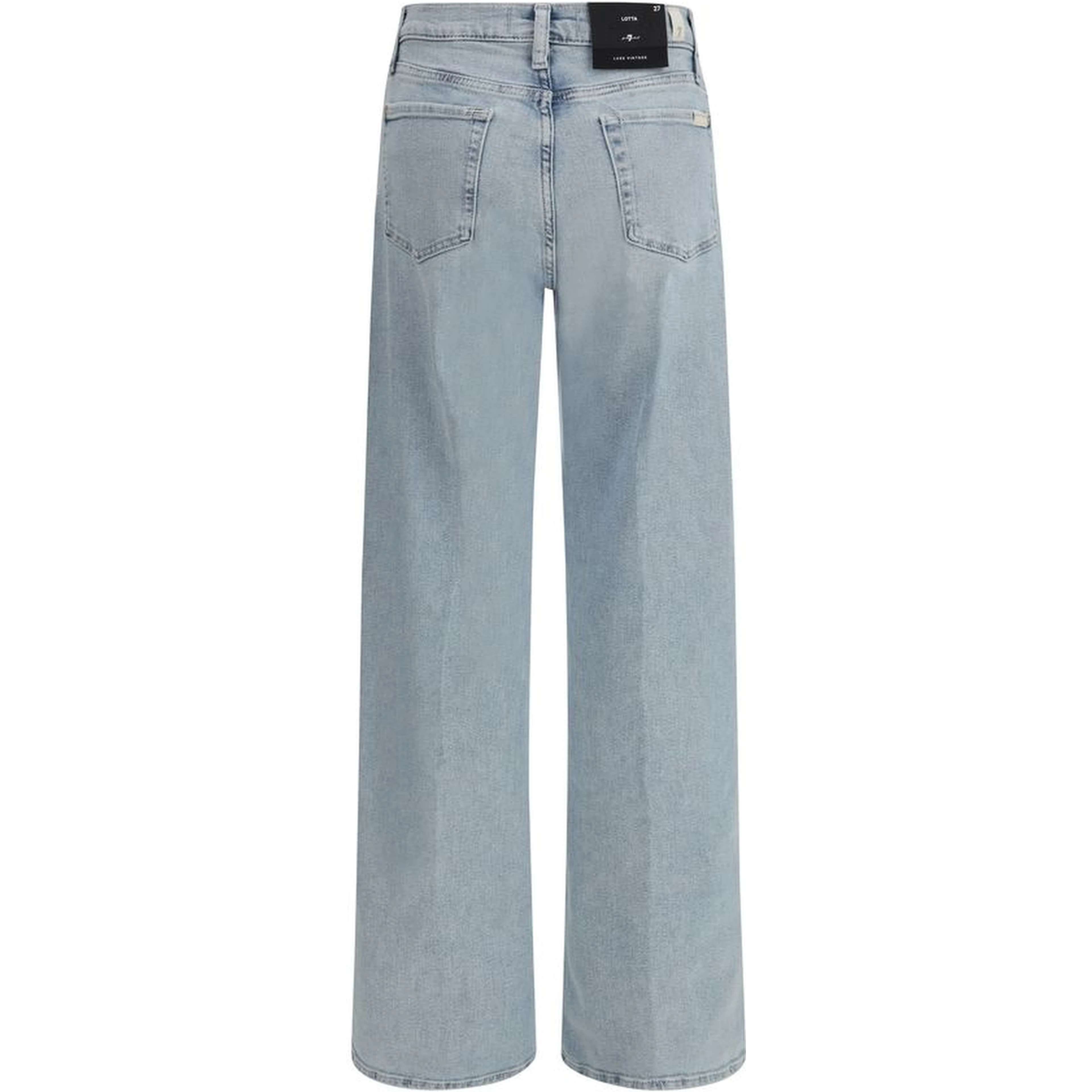 Light Blue Cotton Relaxed Fit Jeans