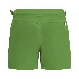 Bicolor Polyester Swim Shorts