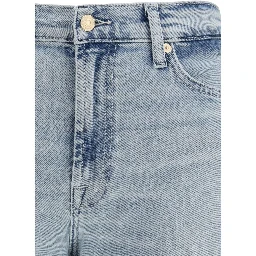 Light Blue Cotton Relaxed Fit Jeans