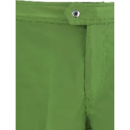 Bicolor Polyester Swim Shorts