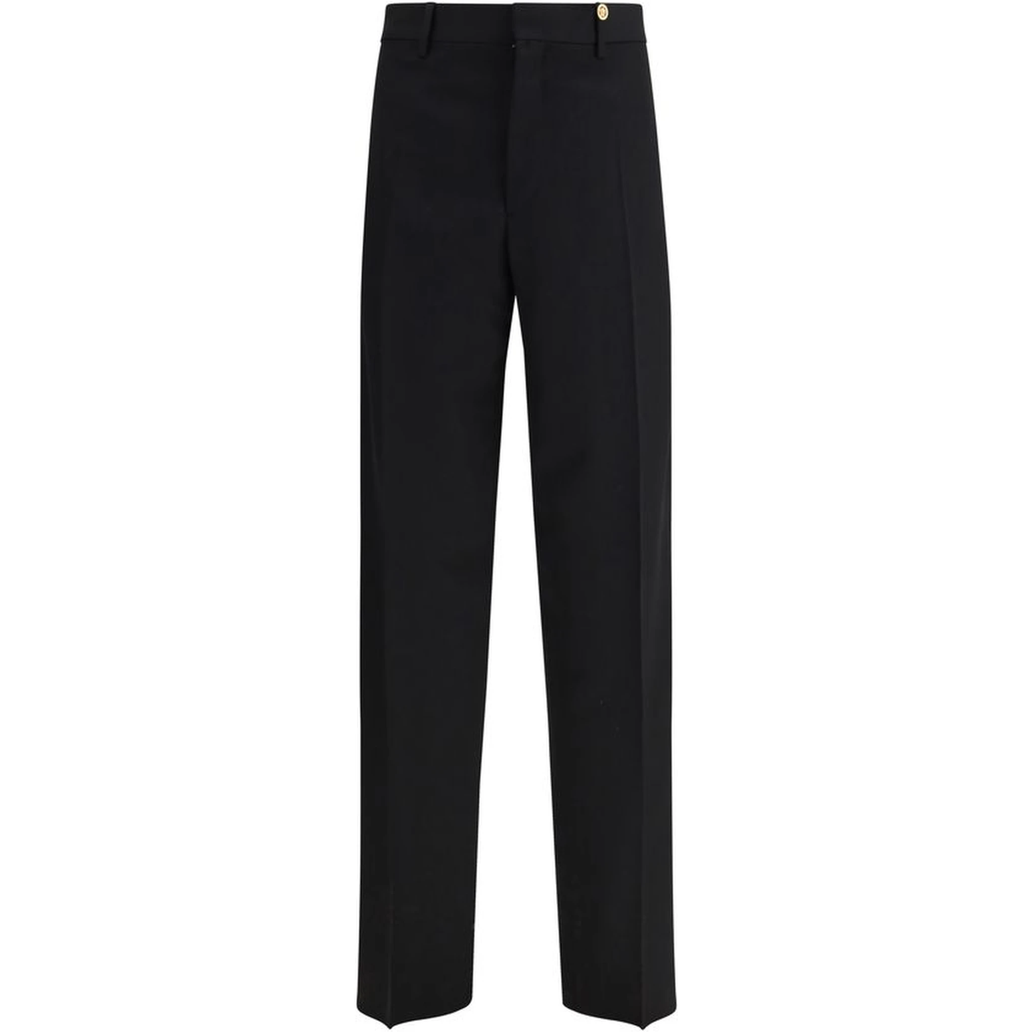 Black Fleece Wool Dress Pants