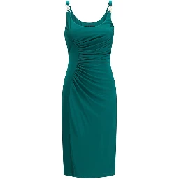 Bicolor Viscose Casual Dress
