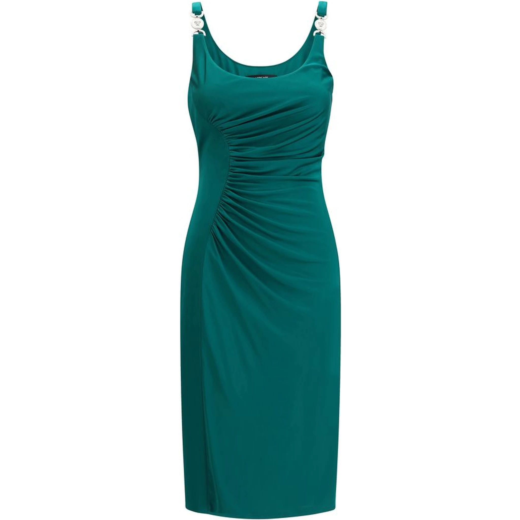 Bicolor Viscose Casual Dress