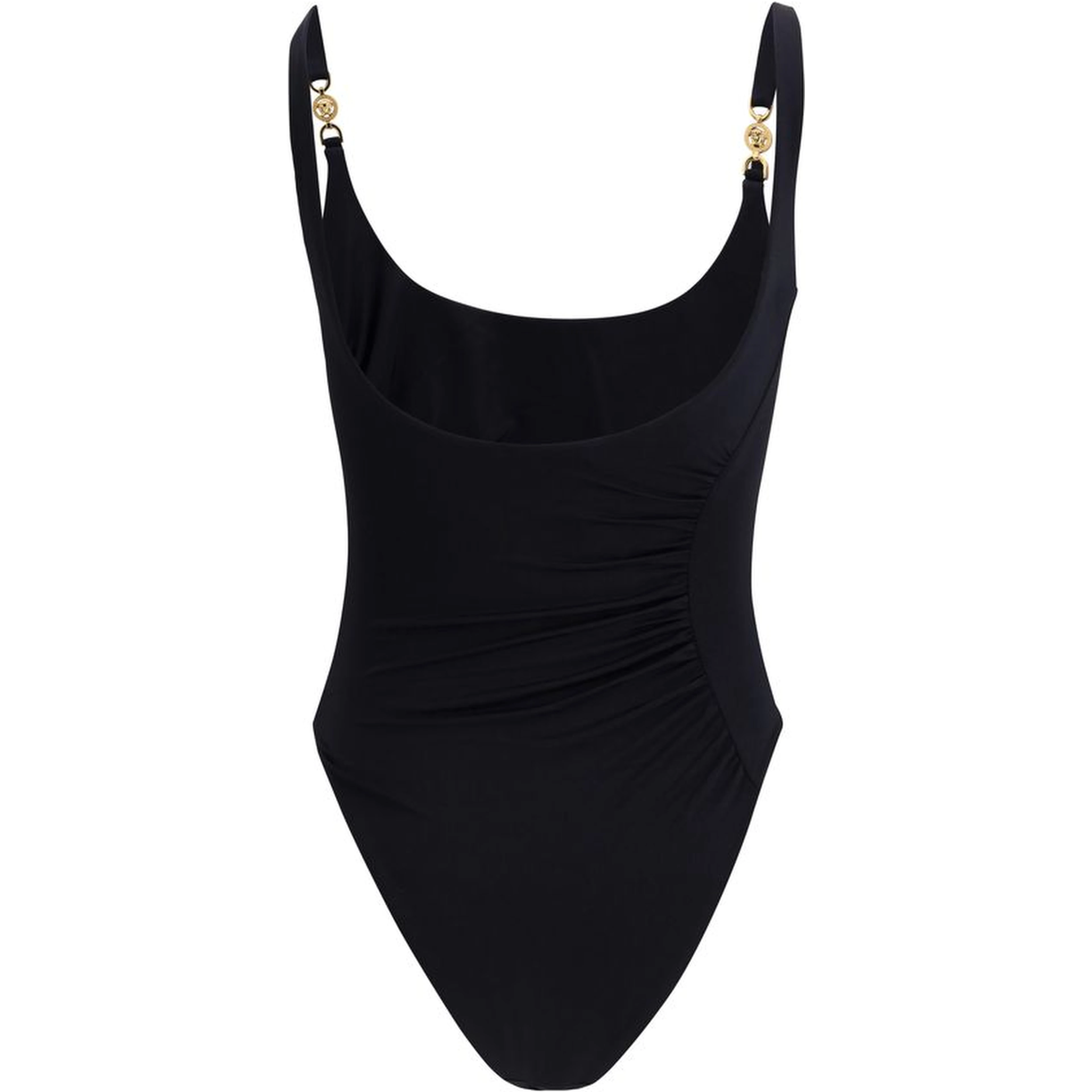Black Polyamide One-Piece Swimsuit