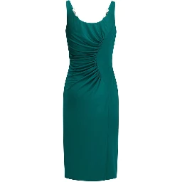 Bicolor Viscose Casual Dress