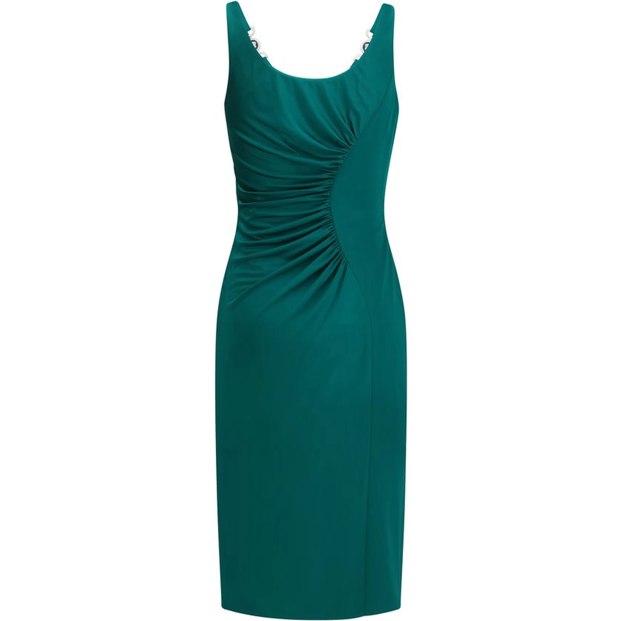 Bicolor Viscose Casual Dress