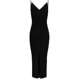 Black Viscose Cocktail Dress