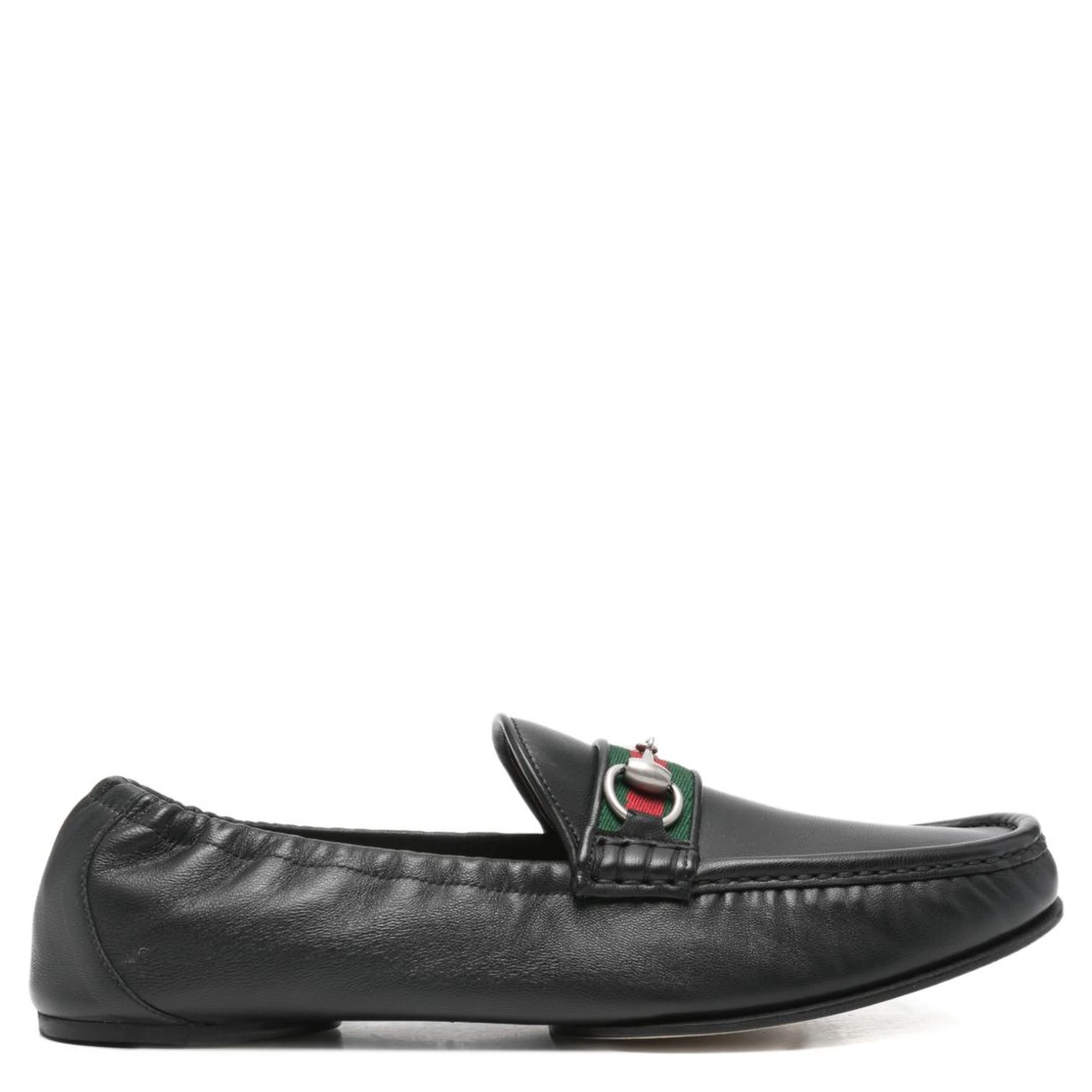 حذاء غوتشي مسطح أسود