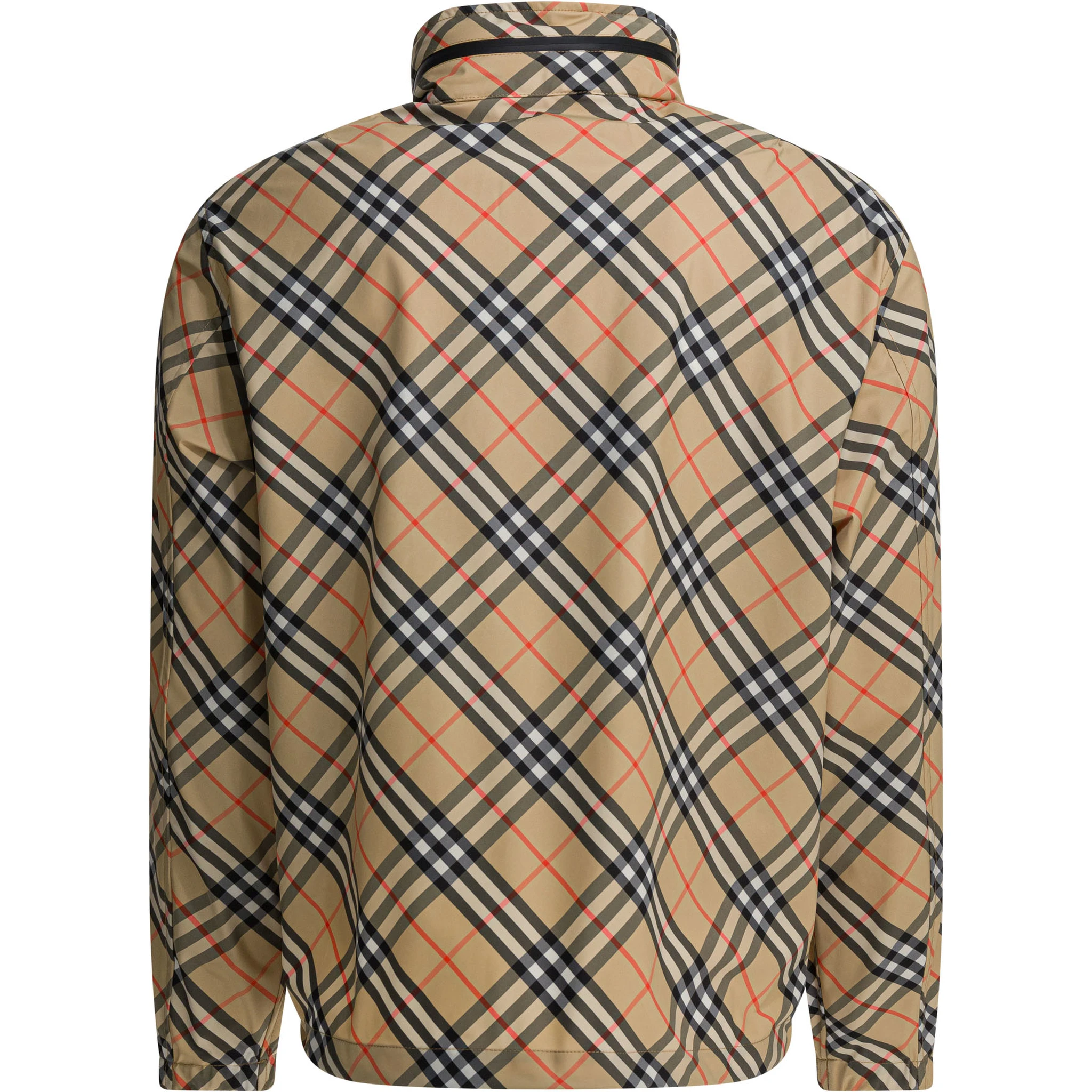 "Check" windbreaker jacket