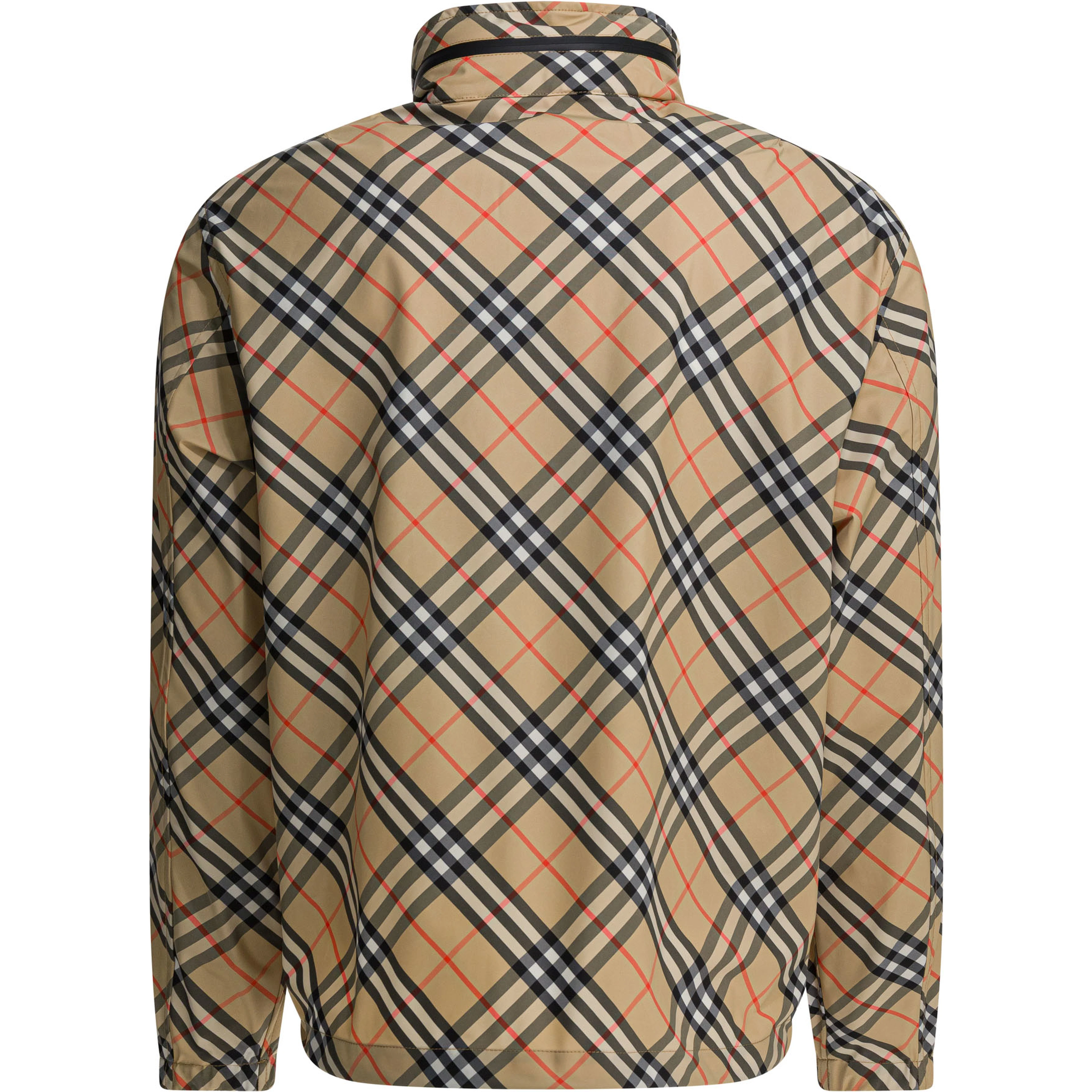 "Check" windbreaker jacket