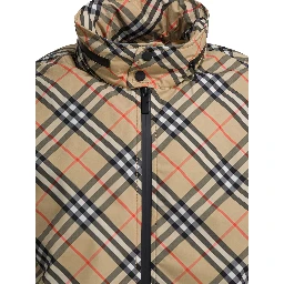 "Check" windbreaker jacket