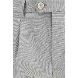 Gray Wool Casual Pants