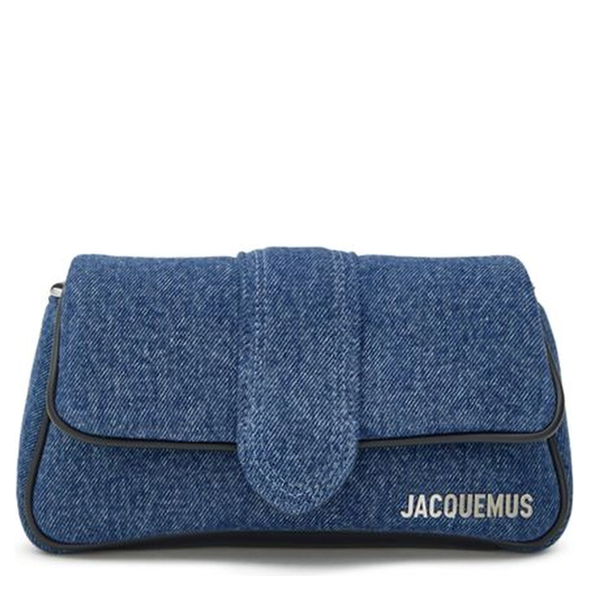 Blue Cotton Handbag