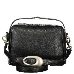 Nero Polyurethane Women Handbag