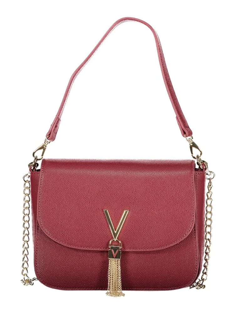 Rosso Polyurethane Women Handbag