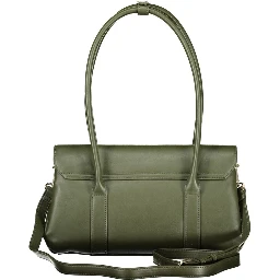 Verde Polyurethane Women's Handbag