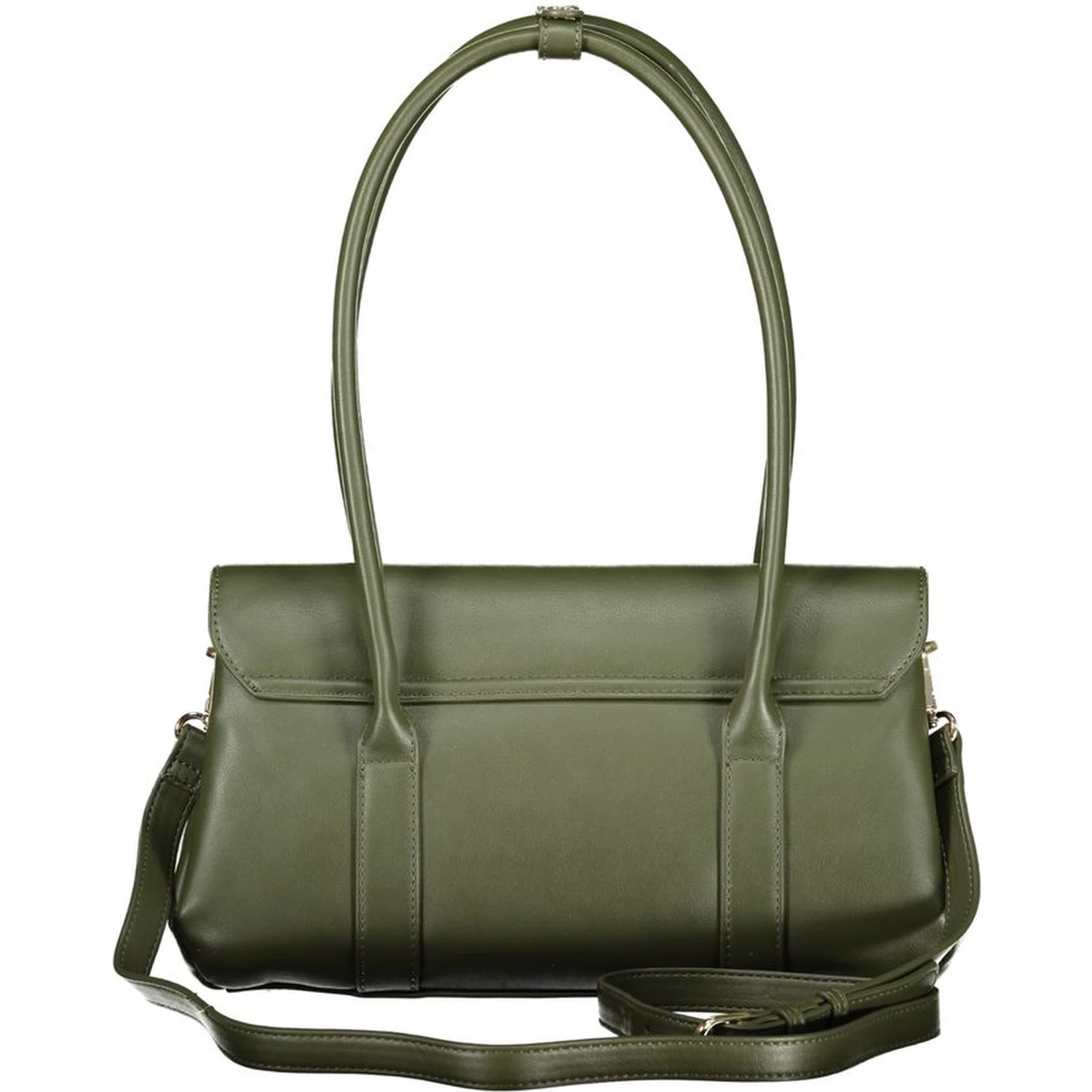 Verde Polyurethane Women's Handbag