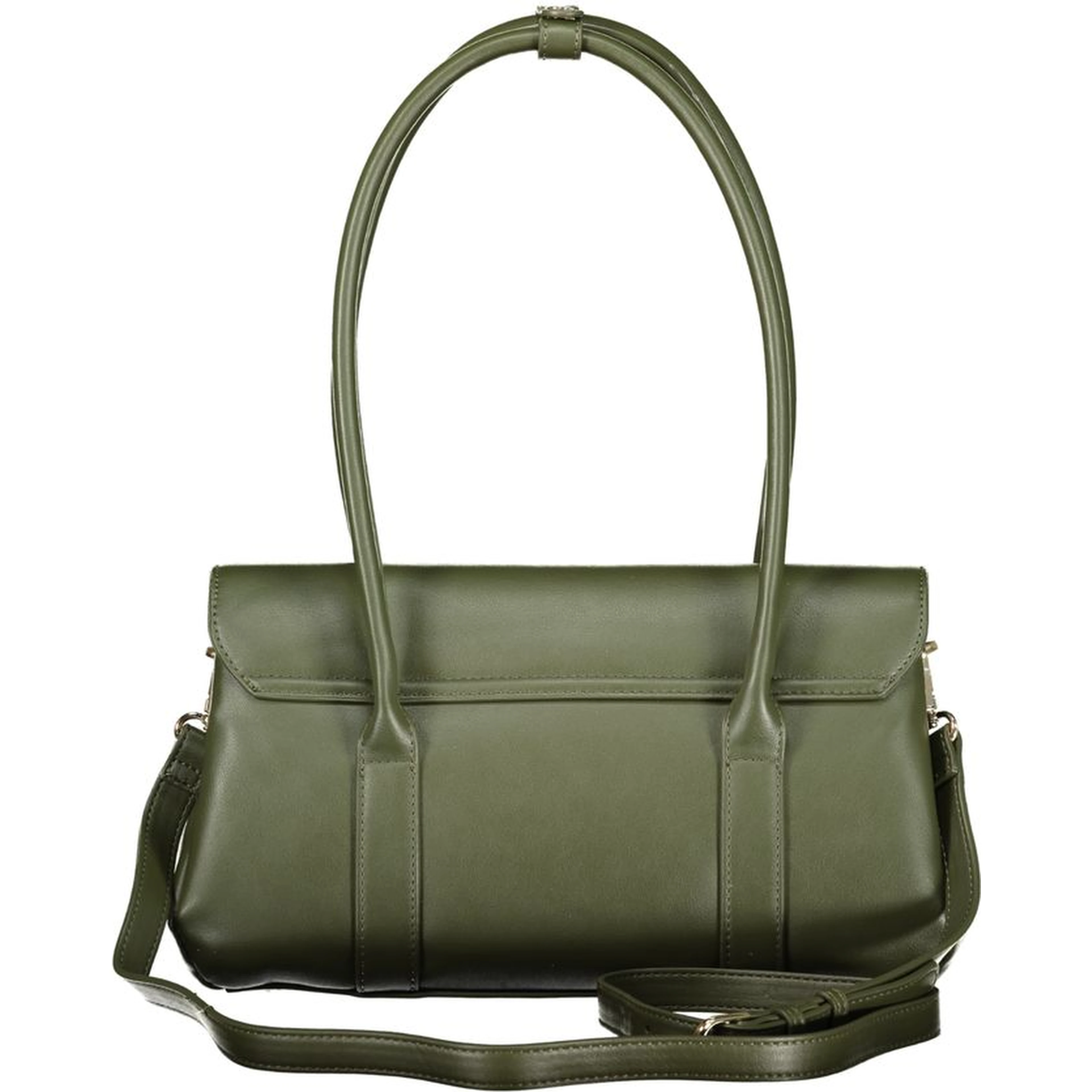 Verde Polyurethane Women's Handbag