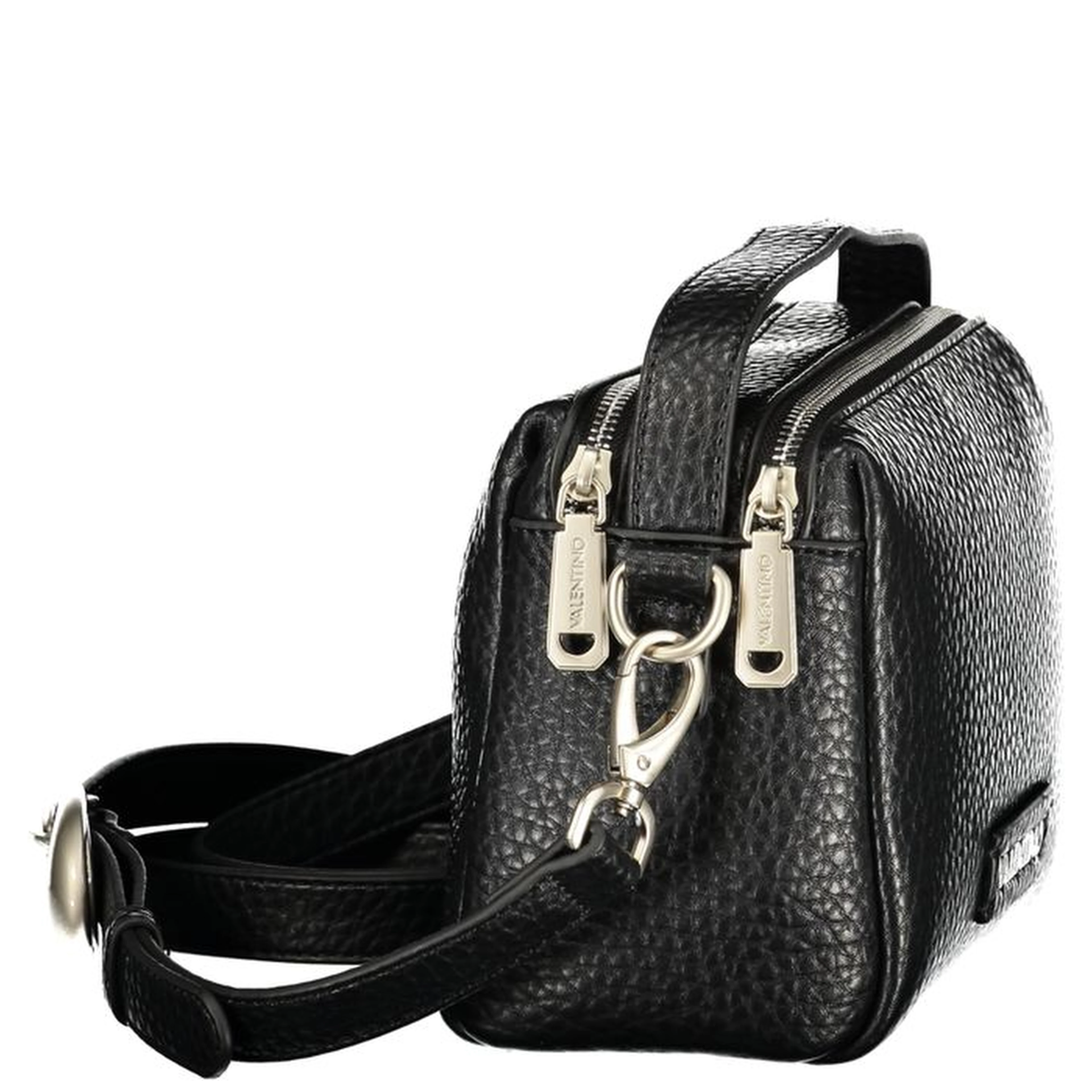 Nero Polyurethane Women Handbag