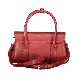 Rosso Poliuretano Woman Handbag