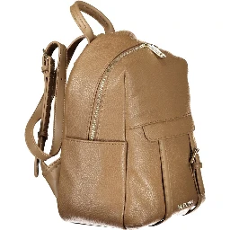 Marrone Poliuretano Woman Backpack