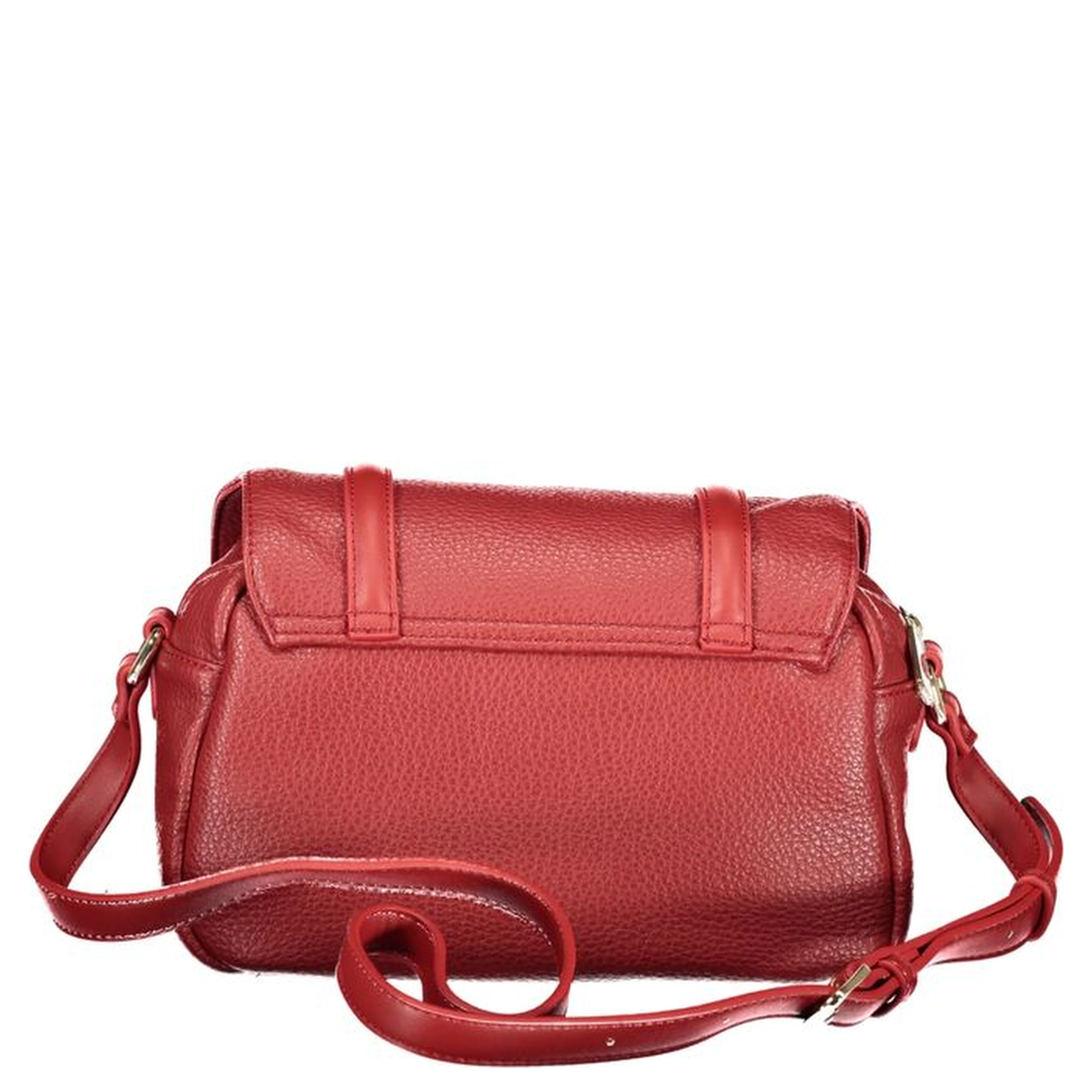 Rosso Polyurethane Woman Handbag