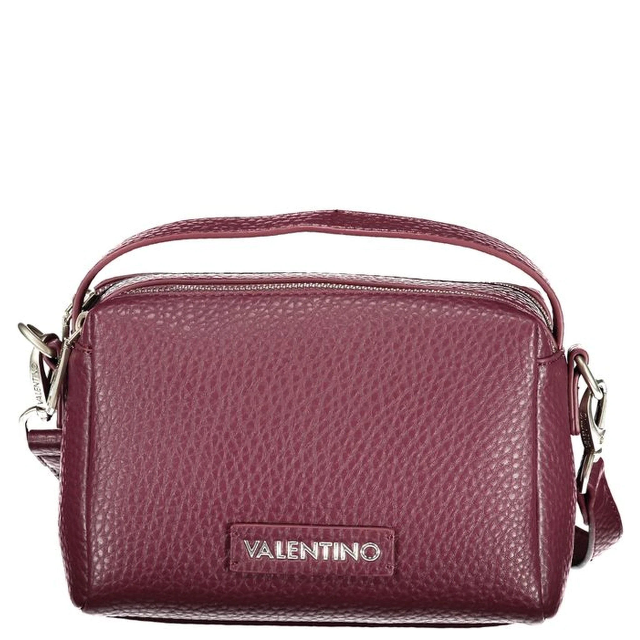 Rosso Polyurethane Women Handbag