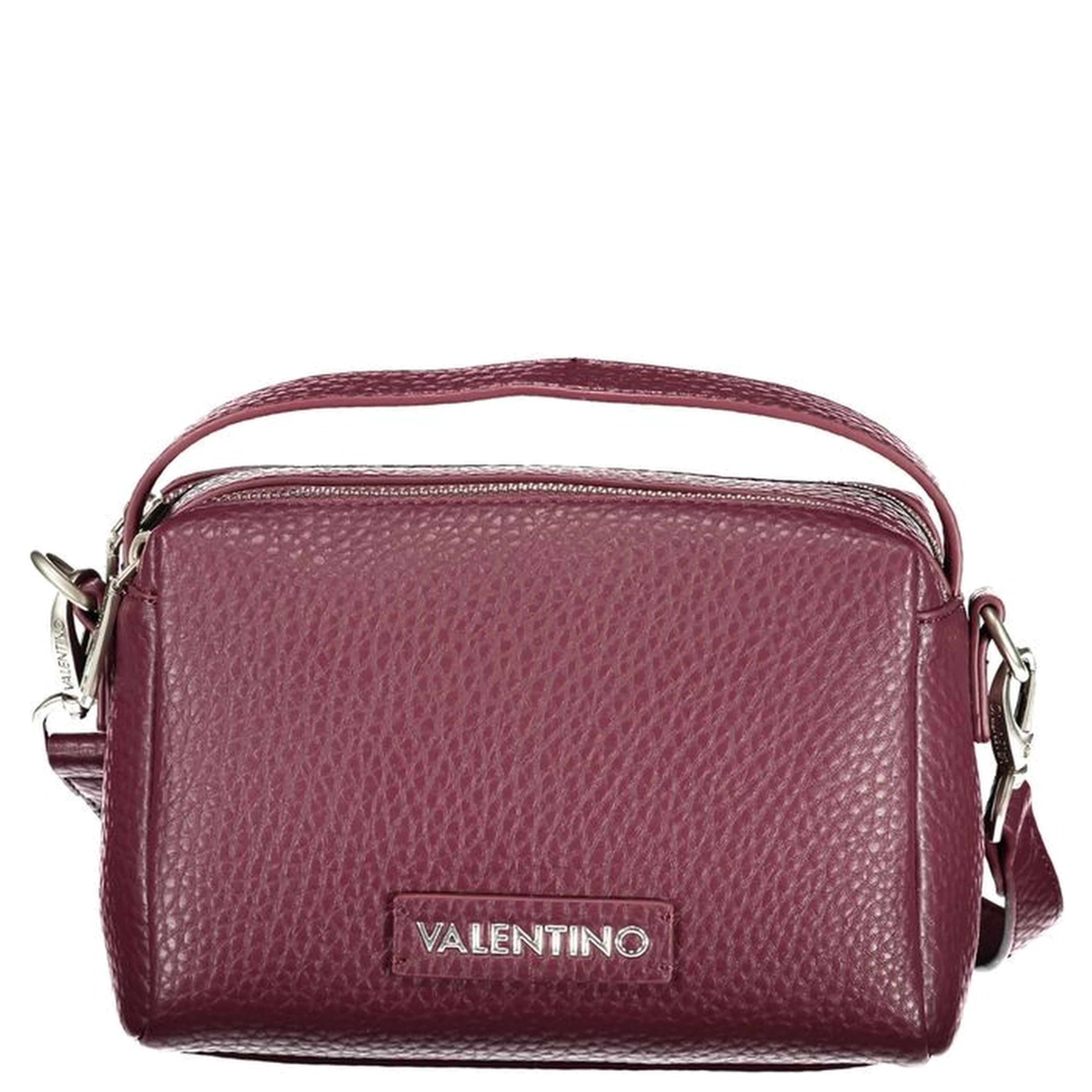 Rosso Polyurethane Women Handbag