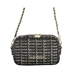 Nero Polyurethane Woman Handbag