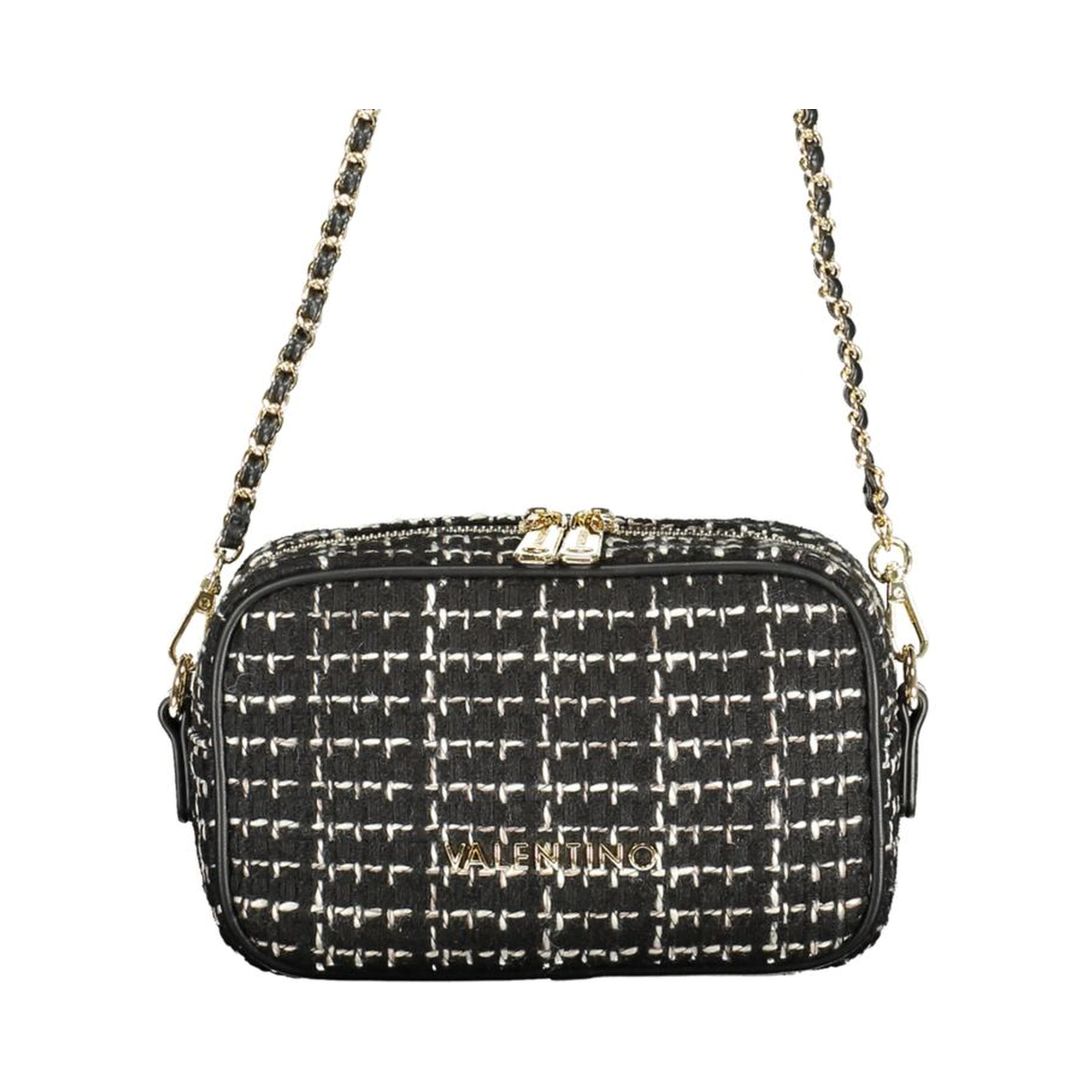 Nero Polyurethane Woman Handbag