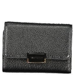 Nero Poliuretano Women Wallet