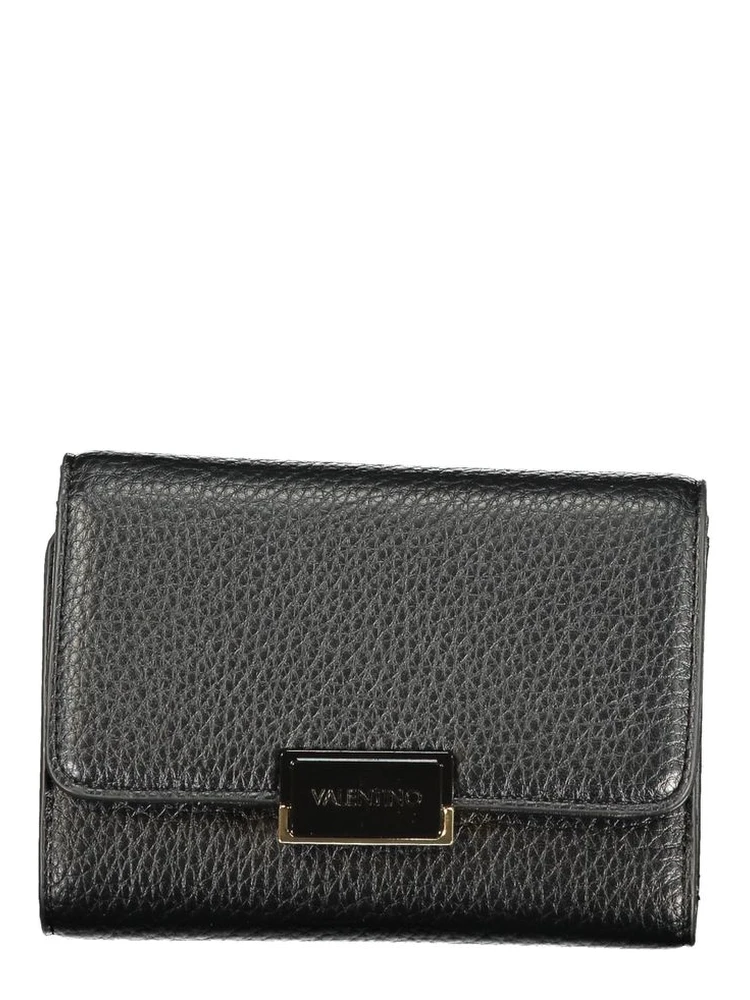 Nero Poliuretano Women Wallet