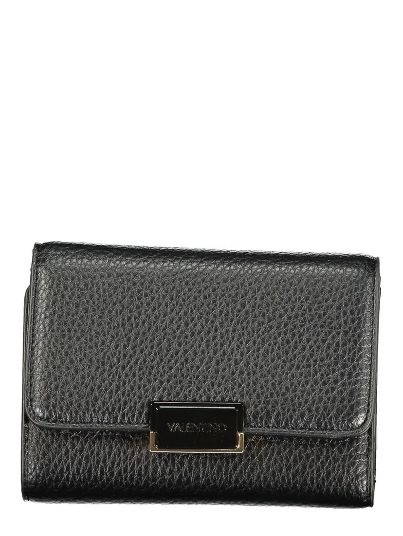 Nero Poliuretano Women Wallet