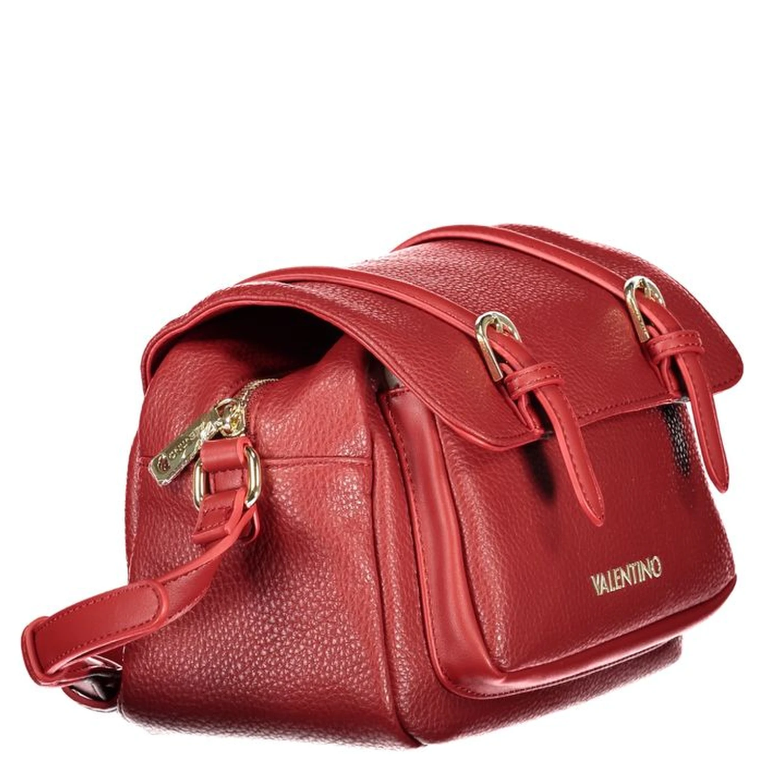 Rosso Polyurethane Woman Handbag