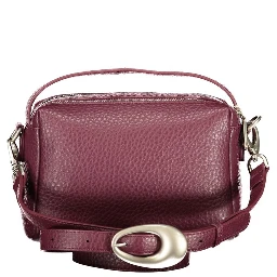 Rosso Polyurethane Women Handbag