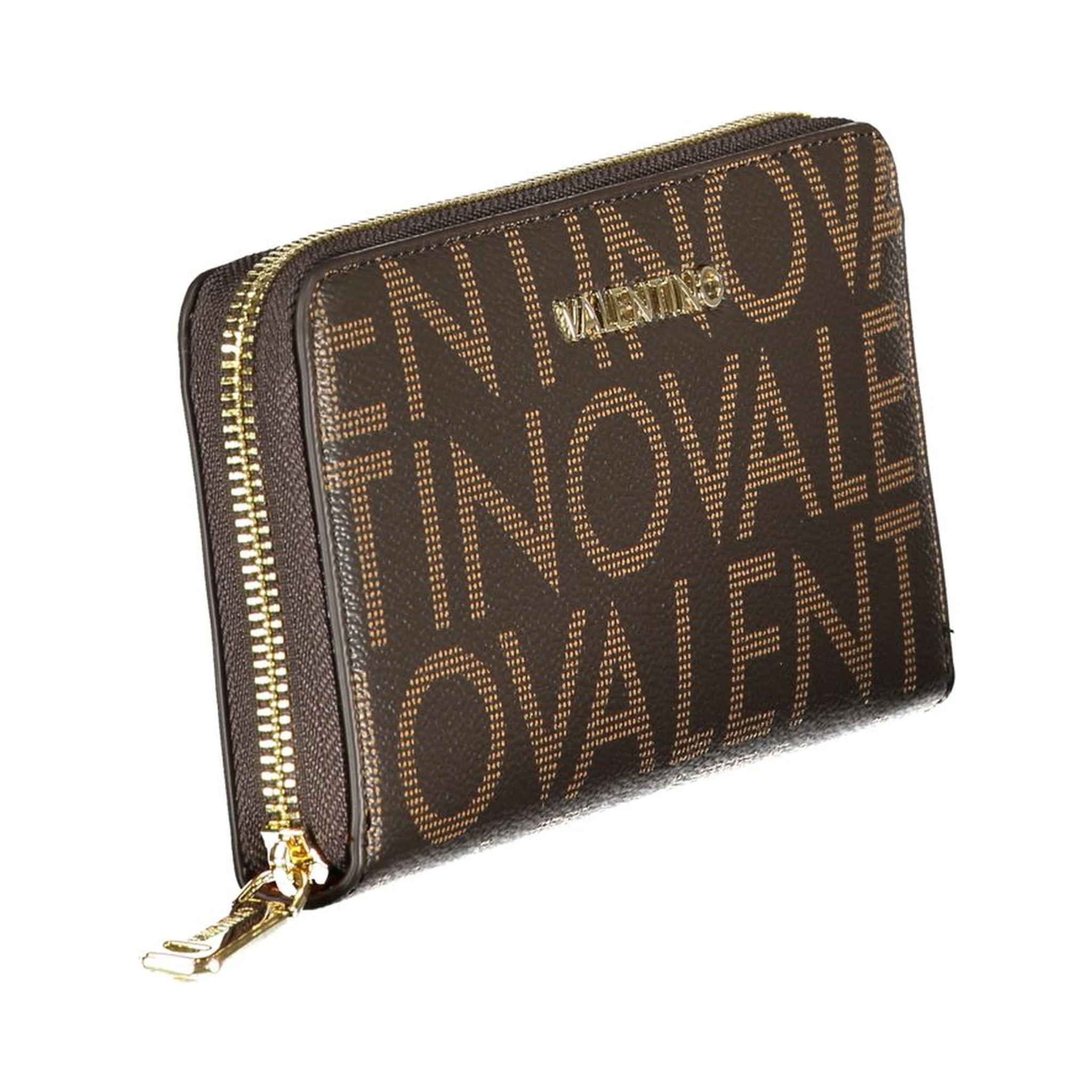 Marrone Poliuretano Womens Wallet