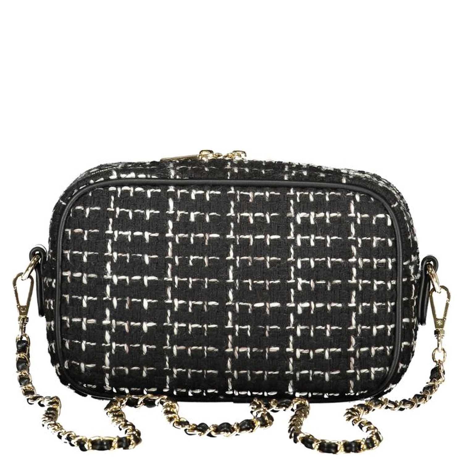 Nero Polyurethane Woman Handbag