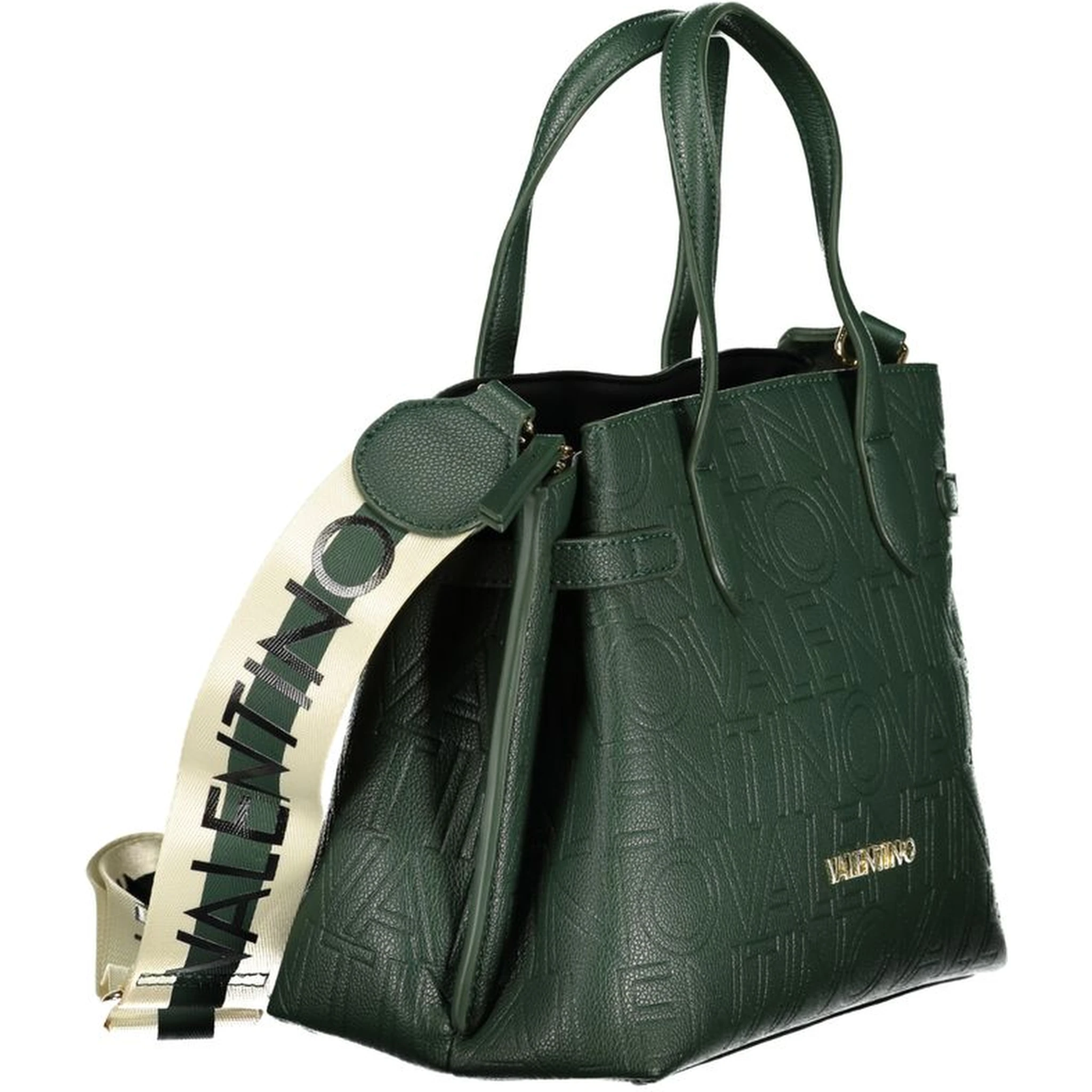 Verde Polyurethane Women Handbag