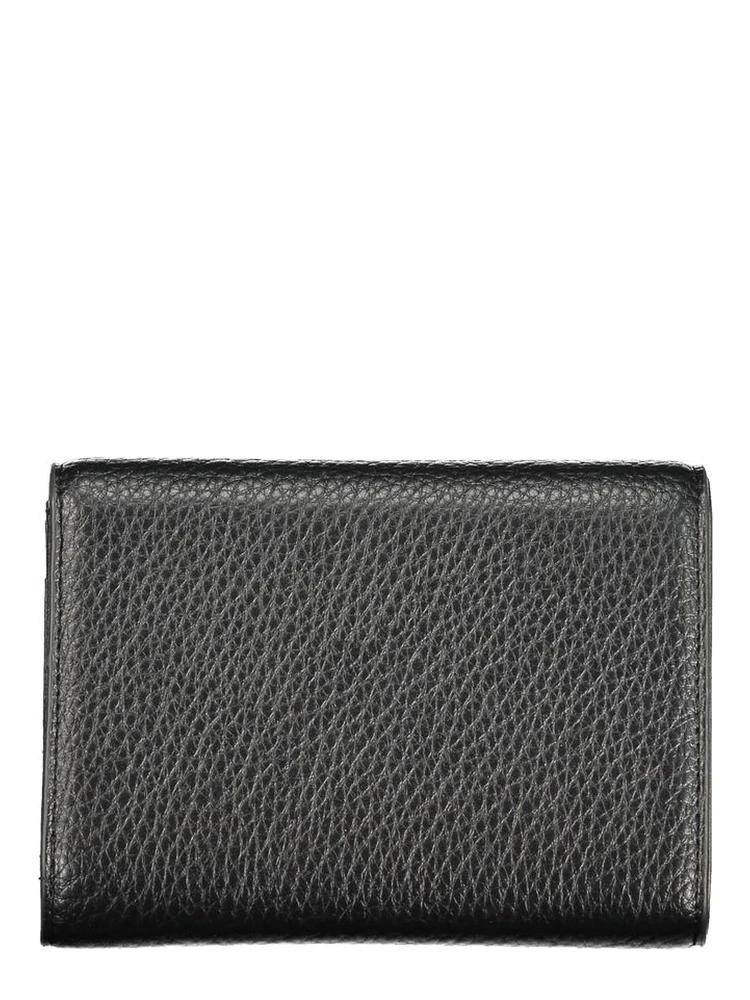 Nero Poliuretano Women Wallet alternative