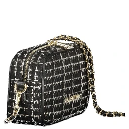 Nero Polyurethane Woman Handbag
