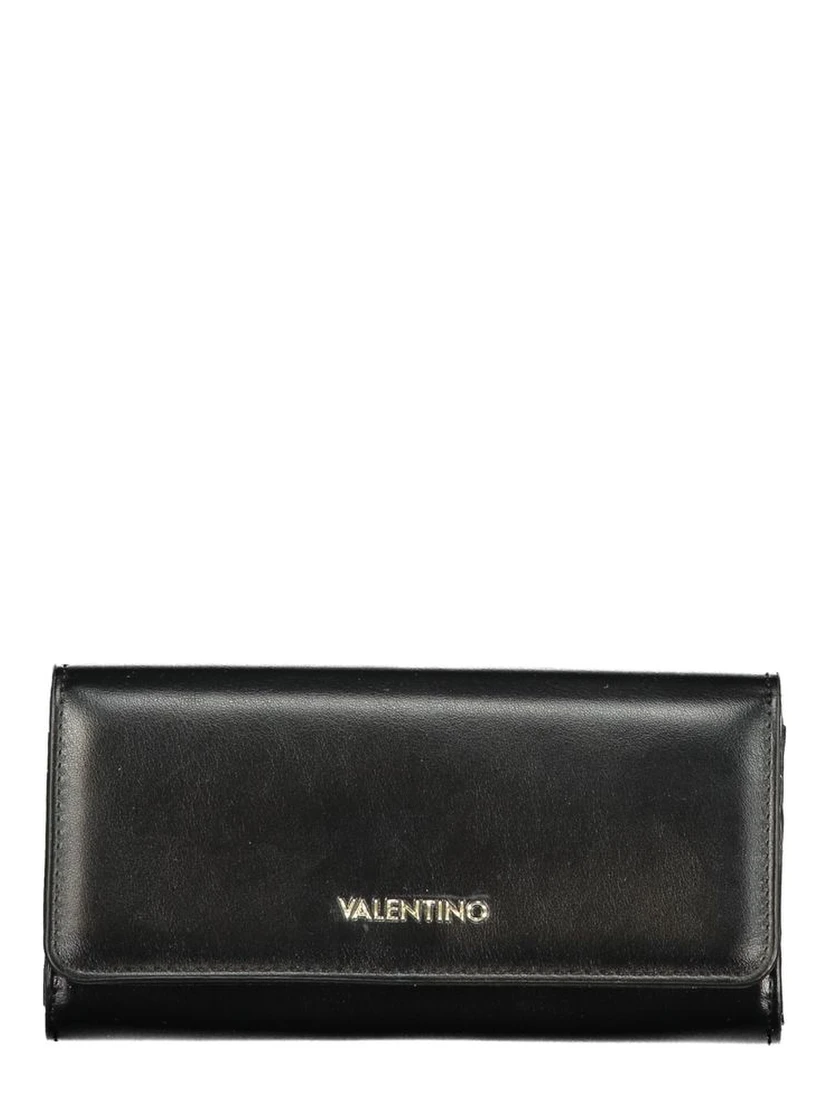 Black Polyurethane Women Wallet