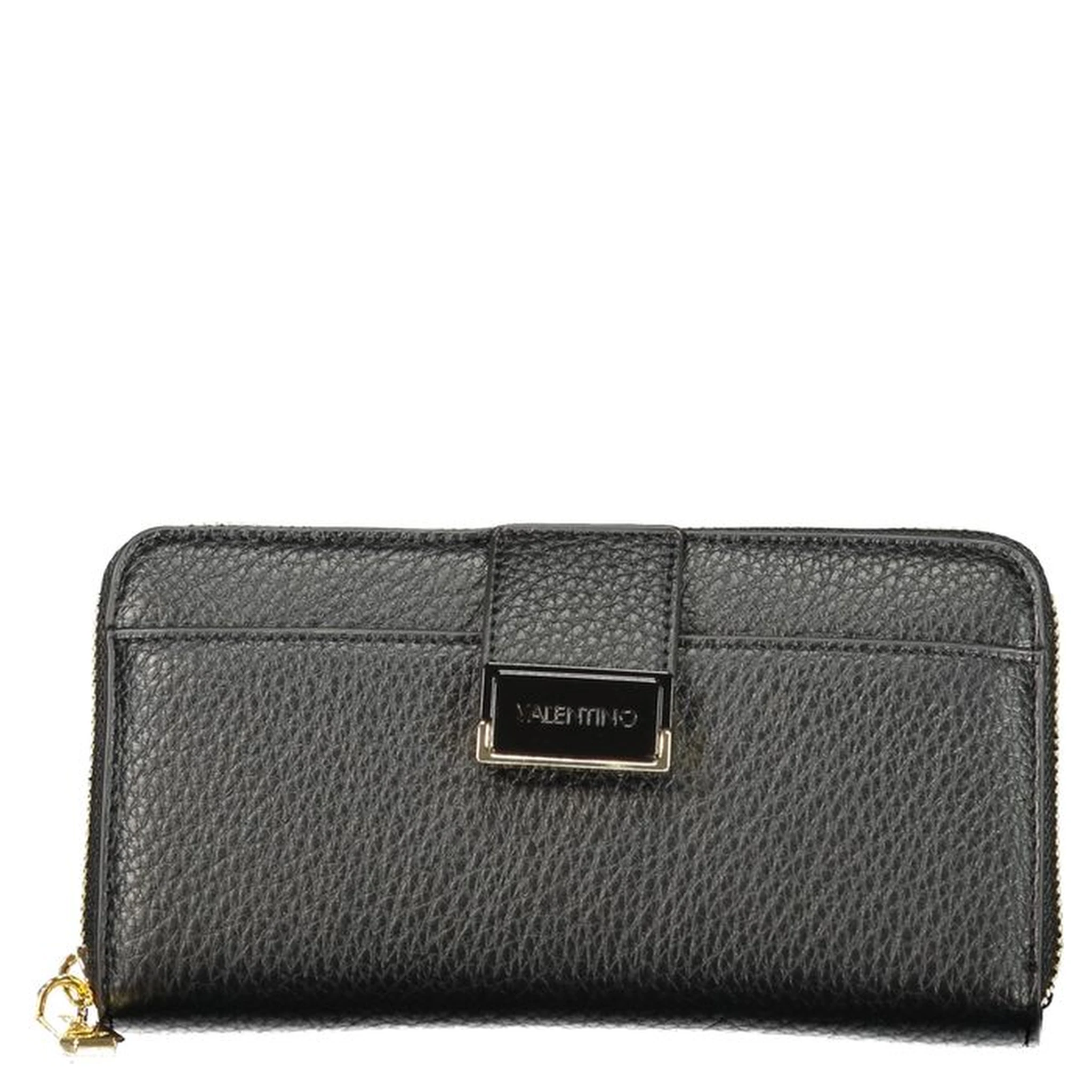 Black Polyurethane Women Wallet