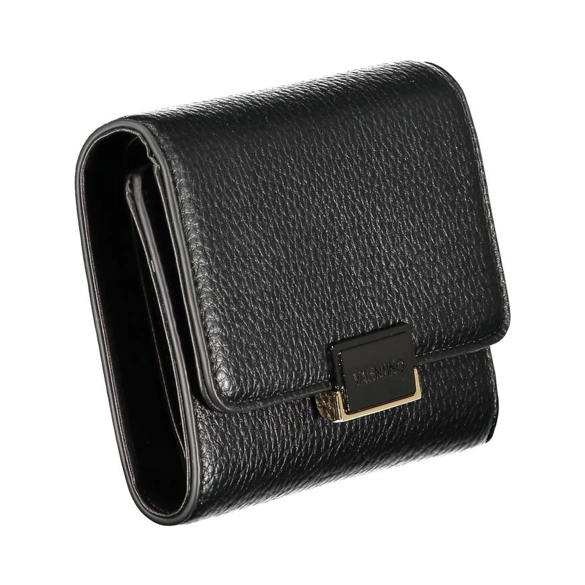 Nero Poliuretano Women Wallet