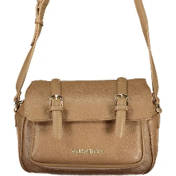 Marrone Polyurethane Women Handbag
